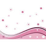 Floral Background Pink A6